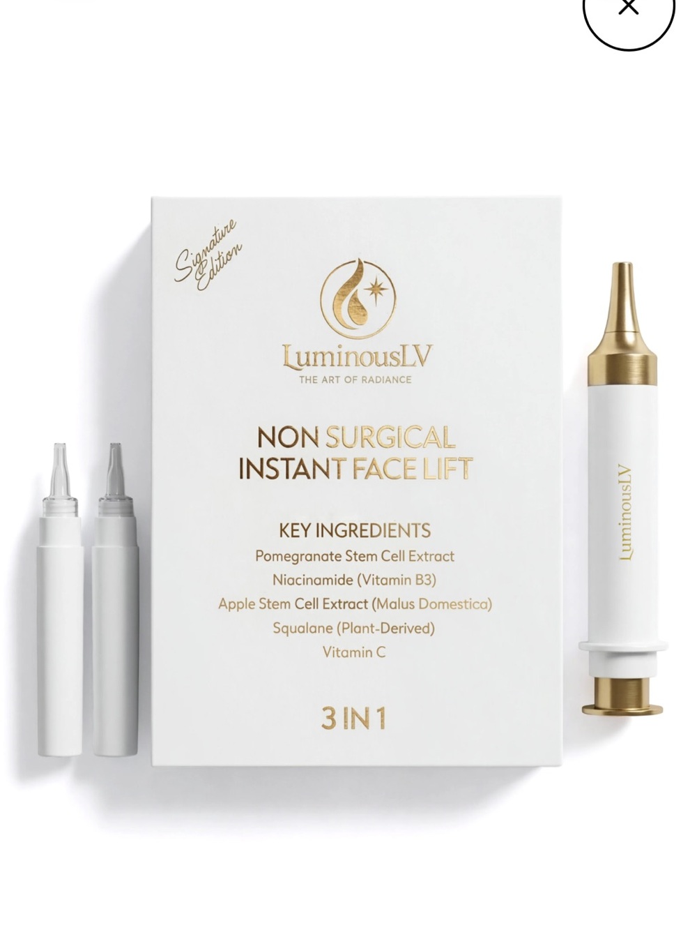 LuminousLV Signature Edition 3-in-1 Non-Surgical Instant Face Lift – NEW